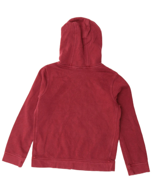 Nike Boys Hoodie Jumper 12-13 Years Large Burgundy Cotton
