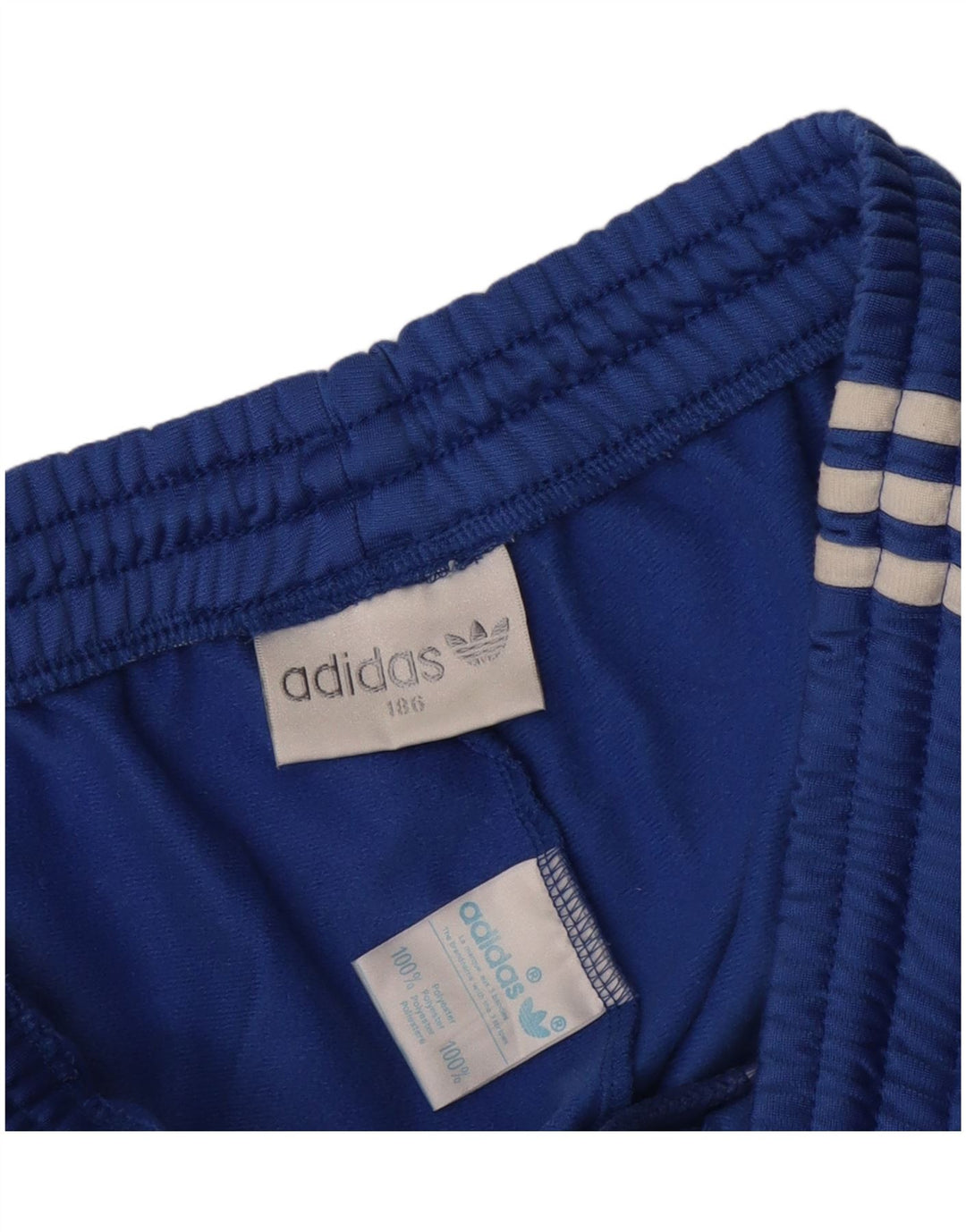 Adidas Mens Tracksuit Trousers Large Blue Polyester