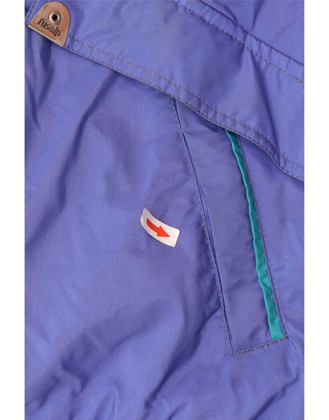 Fusalp Mens Ski Jacket IT 54 2XL Blue Colourblock Polyamide