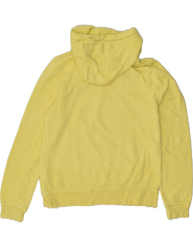 NIKE Womens Hoodie Jumper UK 10 Small Yellow Cotton | Vintage Nike | Thrift | Second-Hand Nike | Used Clothing | Messina Hembry 