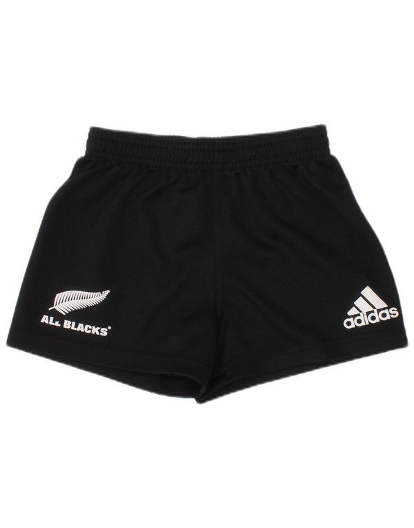 Adidas Boys New Zealand Graphic Sport Shorts 4-5 Years  Black Polyester