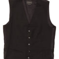 Zara Mens Waistcoat Medium Black Wool