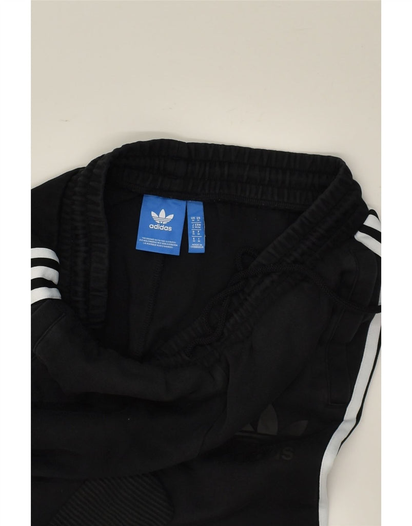 ADIDAS Mens Tracksuit Trousers Joggers Medium Black Cotton | Vintage Adidas | Thrift | Second-Hand Adidas | Used Clothing | Messina Hembry 