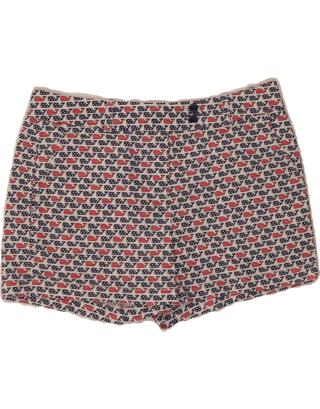 VINEYARD VINES Womens Graphic Chino Shorts US 6 Medium W30 Multicoloured Vintage Vineyard Vines and Second-Hand Vineyard Vines from Messina Hembry 