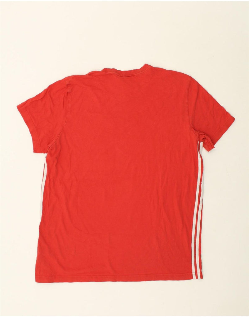 ADIDAS Mens Graphic T-Shirt Top 2XL Red Cotton | Vintage Adidas | Thrift | Second-Hand Adidas | Used Clothing | Messina Hembry 