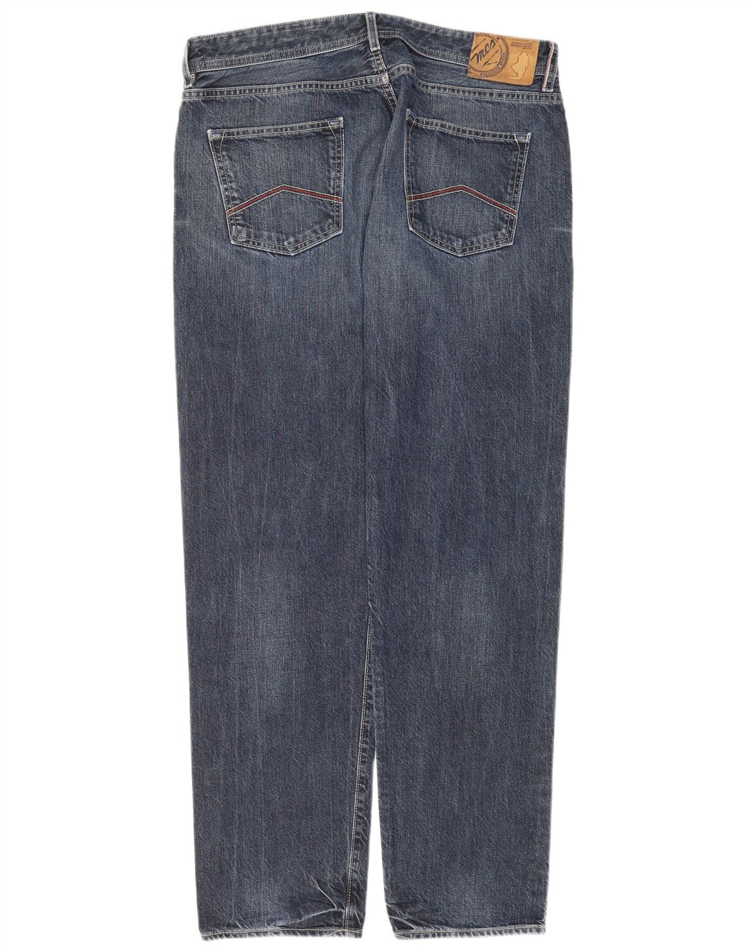 Marlboro Classics Mens Straight Jeans W36 L34 Blue Cotton