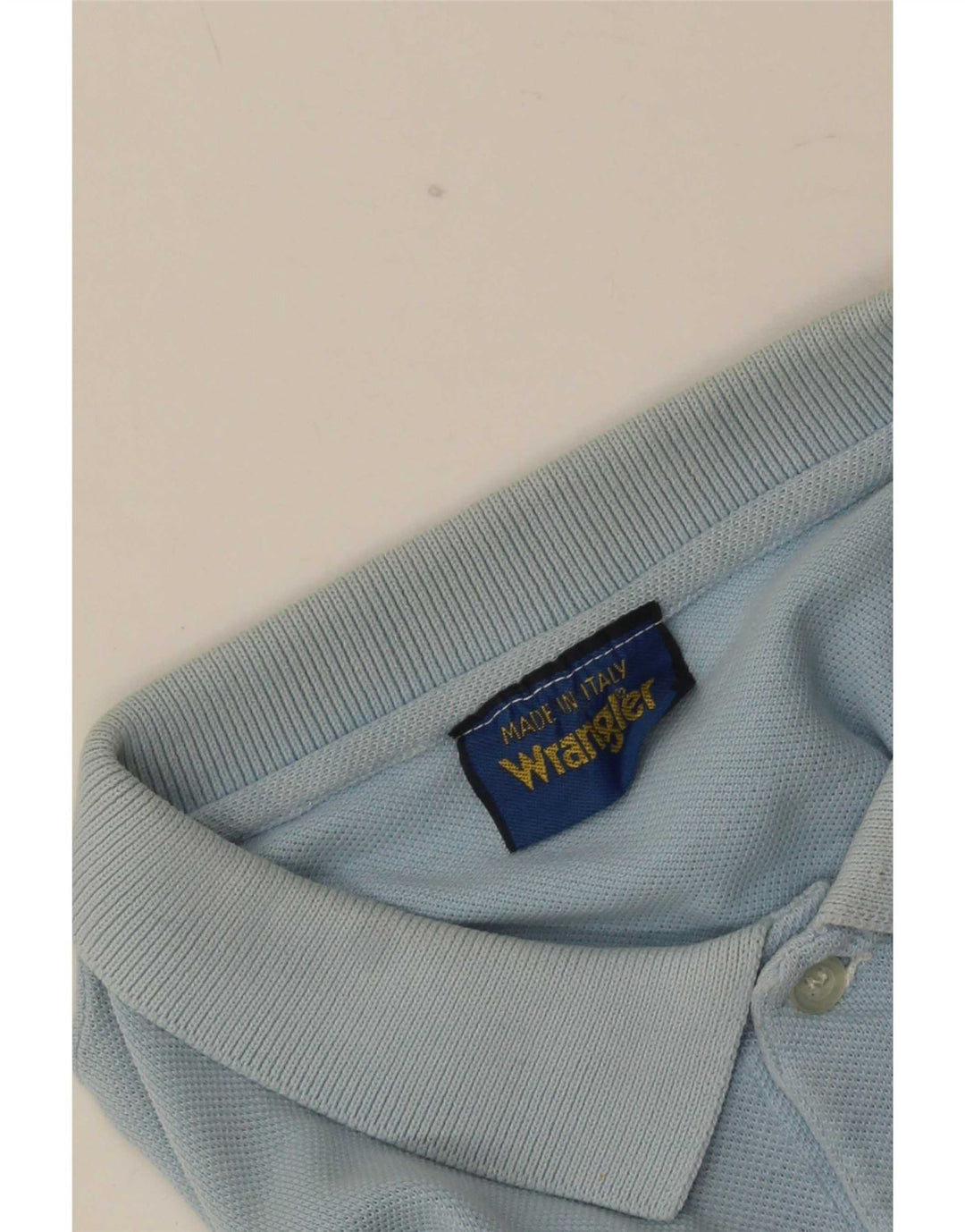 Wrangler Mens Polo Shirt Medium Blue