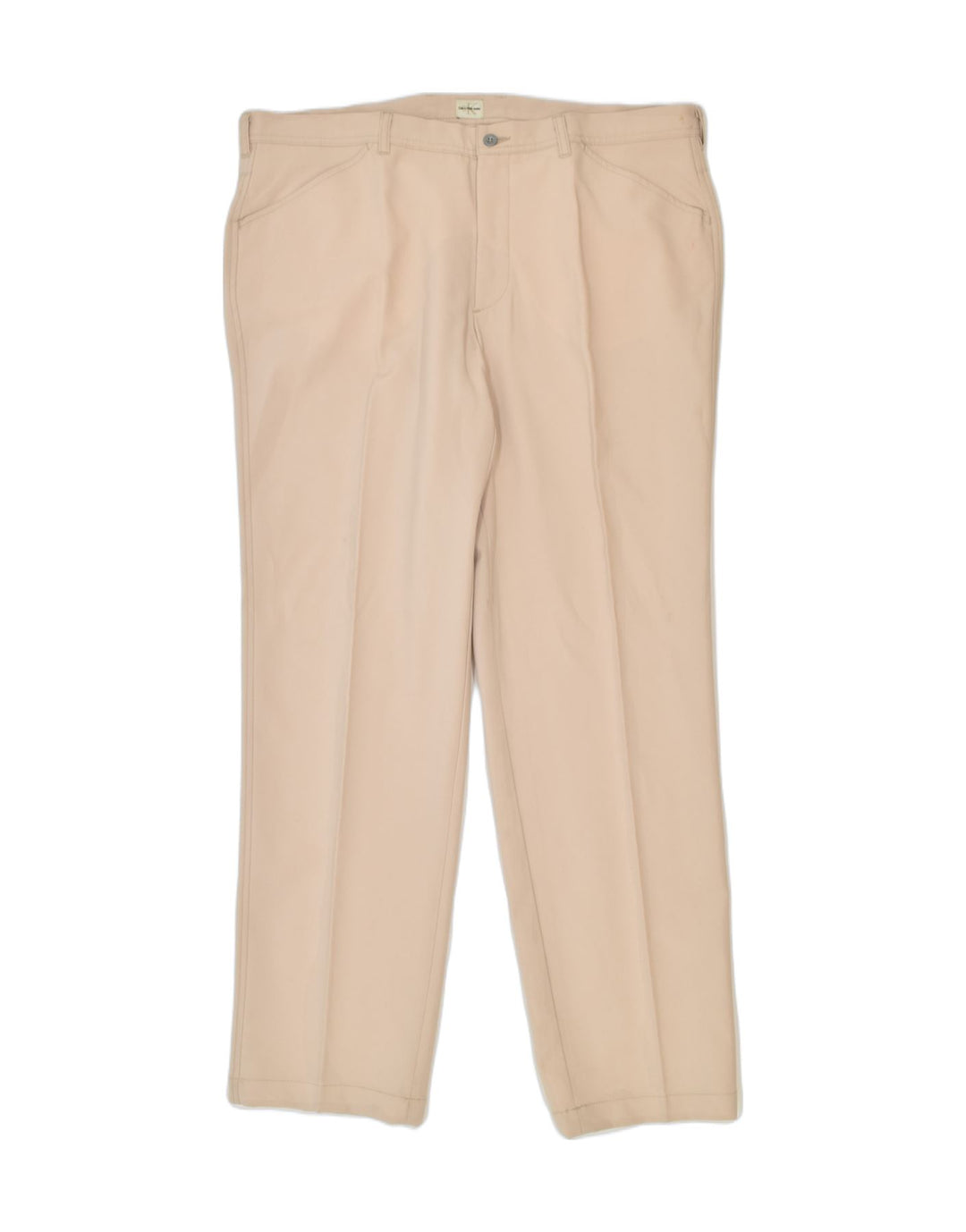 CALVIN KLEIN Womens Straight Casual Trousers W40 L34 Pink Polyester | Vintage | Thrift | Second-Hand | Used Clothing | Messina Hembry 