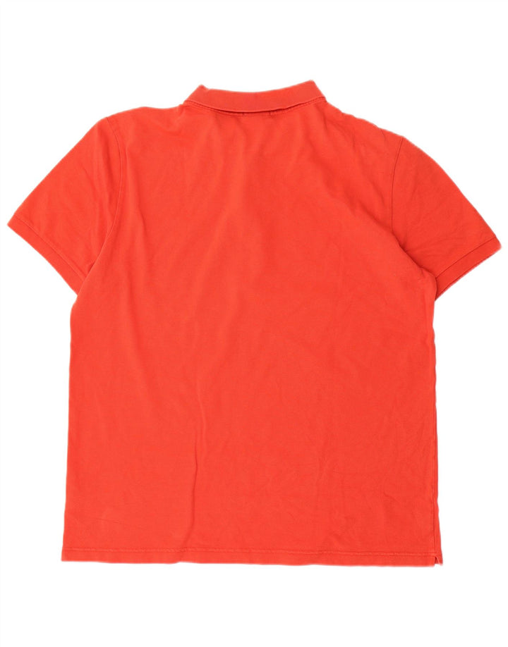 Lacoste Mens Polo Shirt 2XL Red Cotton