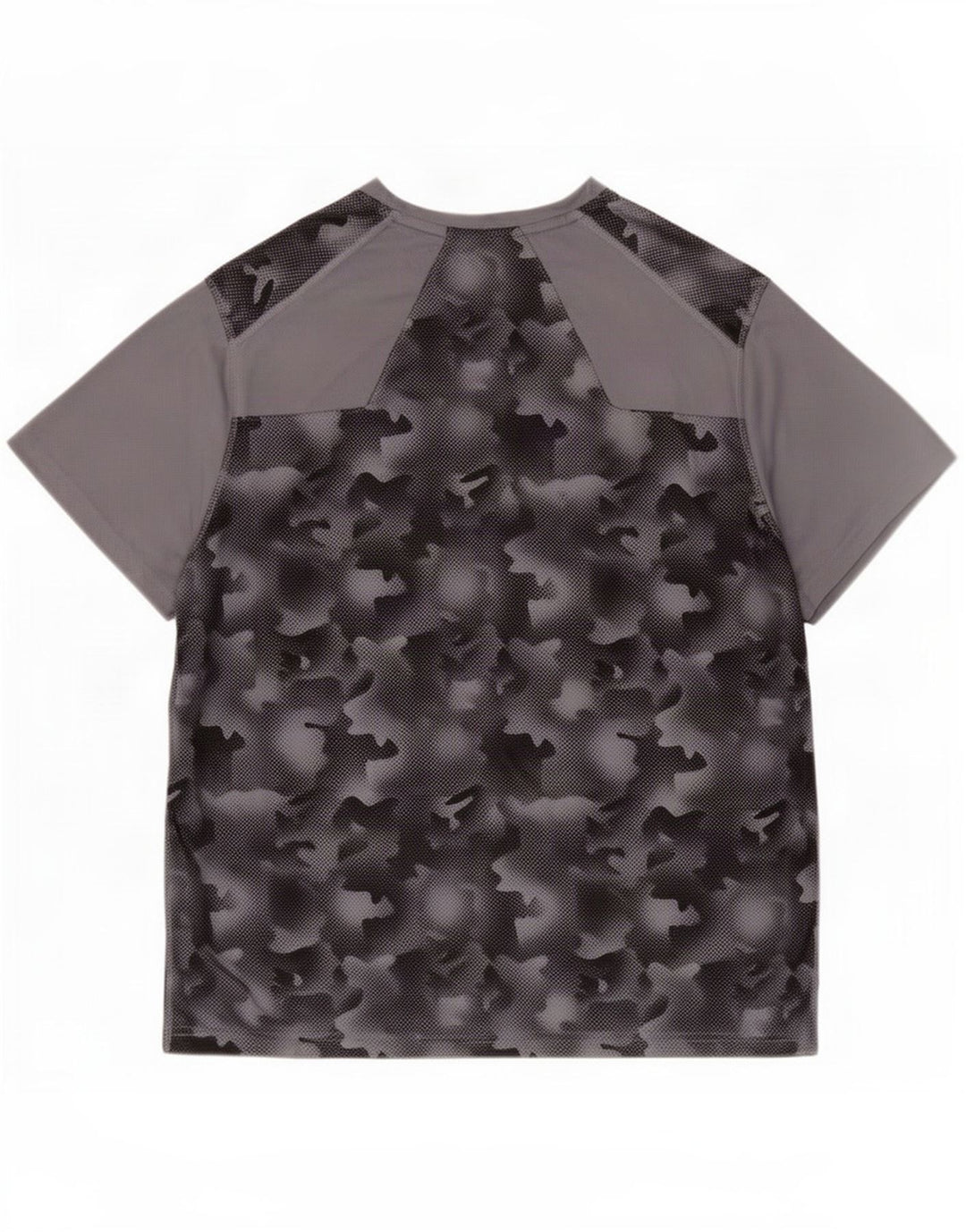 Mountain Warehouse Mens T-Shirt Top 2XL Grey Camouflage Polyester