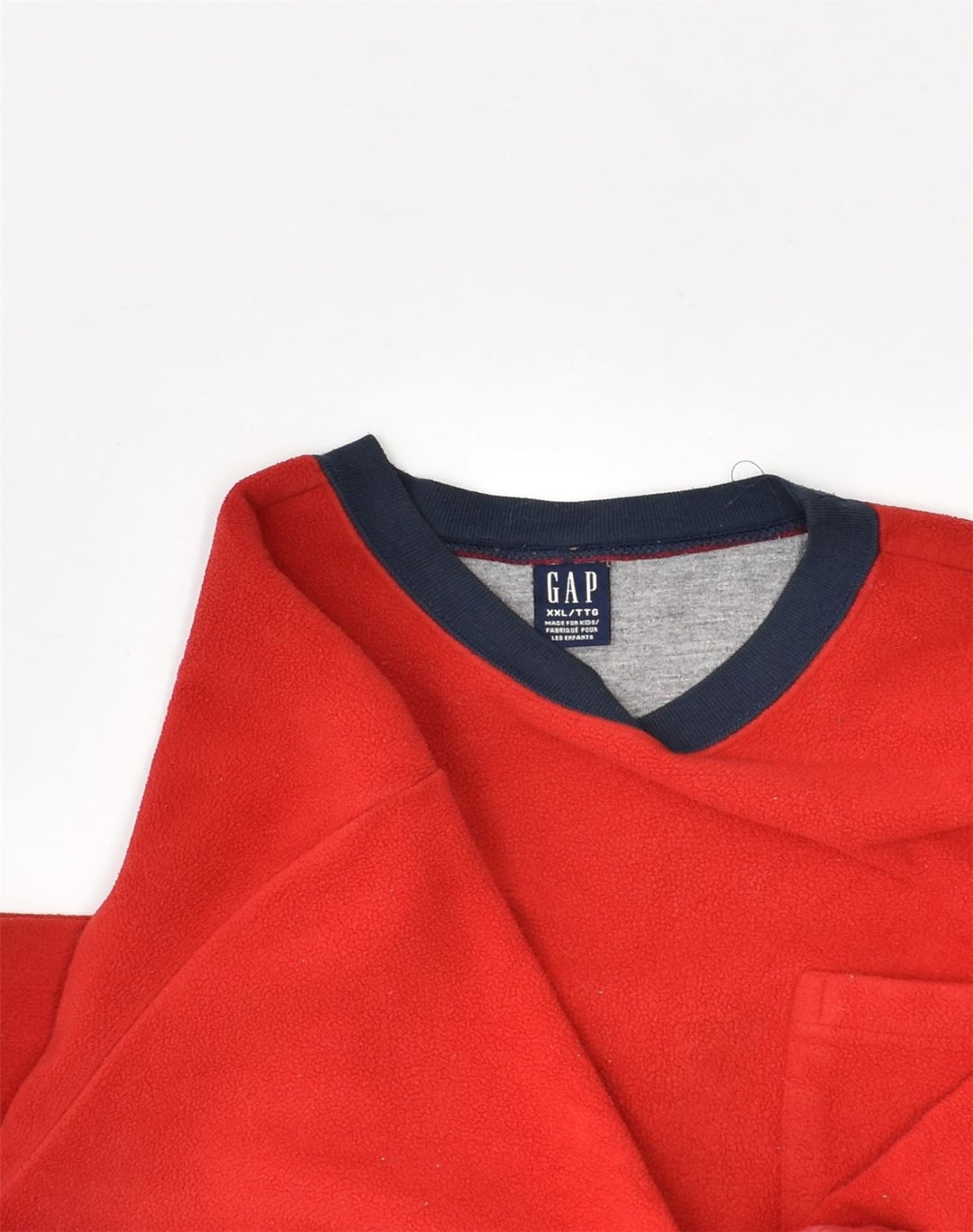 GAP Boys Fleece Jumper 15-16 Years 2XL Red Polyester | Vintage Gap | Thrift | Second-Hand Gap | Used Clothing | Messina Hembry 