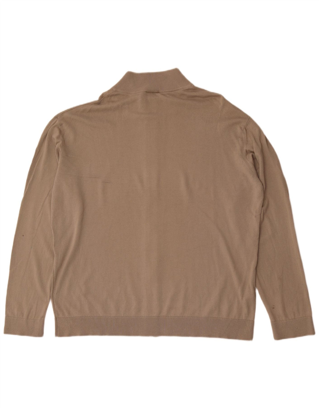 Lacoste Mens Cardigan Sweater Size 10 5XL Beige Cotton