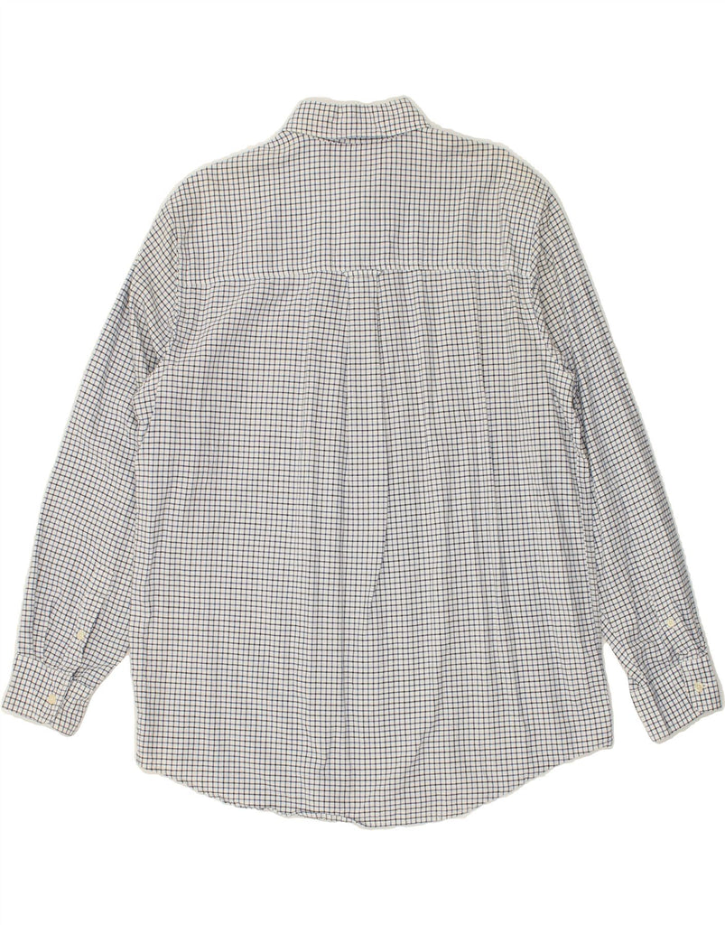 CHAPS Mens Shirt Large Blue Check Cotton | Vintage Chaps | Thrift | Second-Hand Chaps | Used Clothing | Messina Hembry 