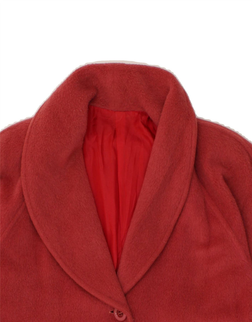 VINTAGE Womens Overcoat IT 44 Medium Red Wool | Vintage Vintage | Thrift | Second-Hand Vintage | Used Clothing | Messina Hembry 