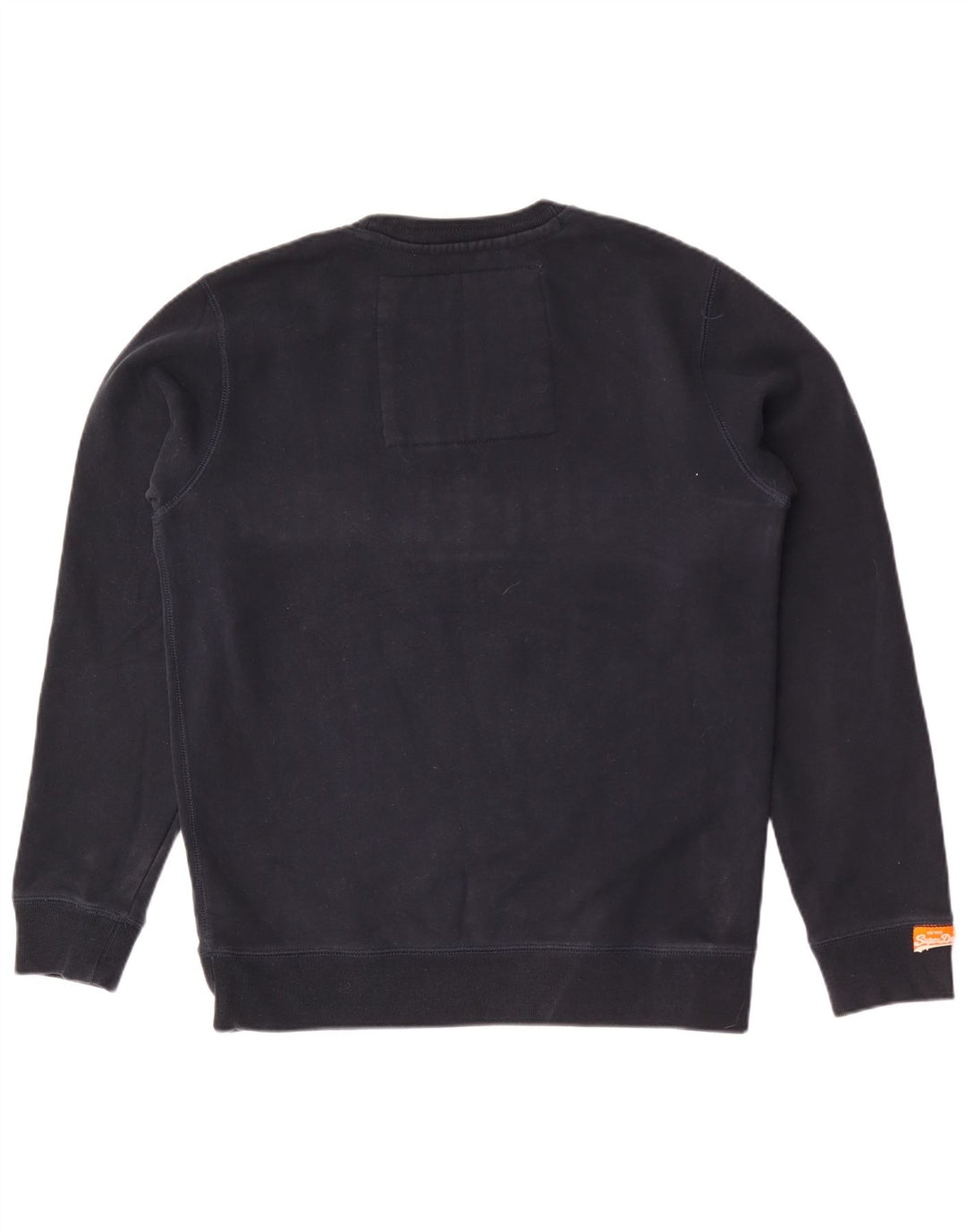 Superdry Mens Graphic Sweatshirt Jumper XL Navy Blue Cotton