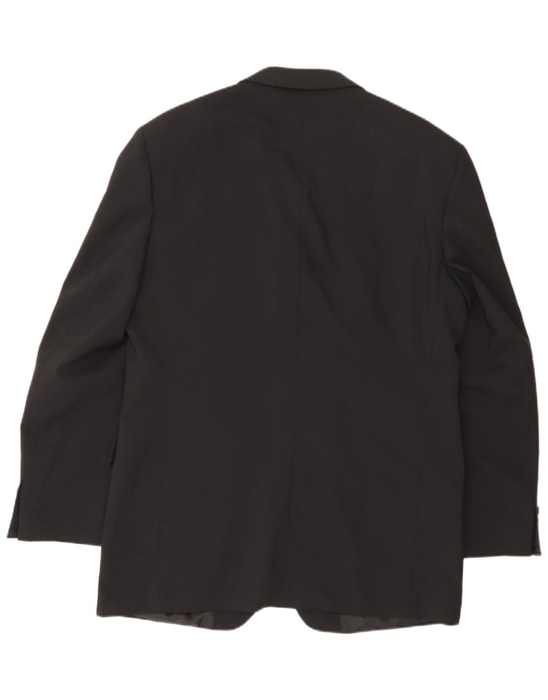 Marks & Spencer Mens 3 Button Blazer Jacket UK 40 Medium Black Polyester