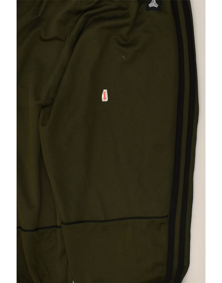 ADIDAS Mens Tracksuit Trousers Small Green Polyester | Vintage Adidas | Thrift | Second-Hand Adidas | Used Clothing | Messina Hembry 