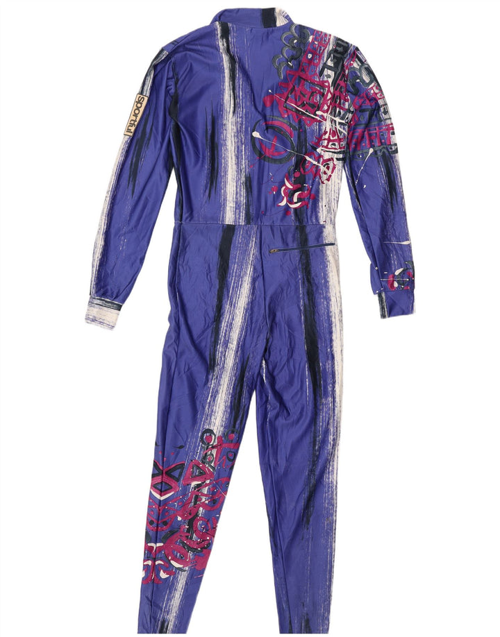 Sportful Mens Abstract Pattern Jumpsuit IT 52 Large Blue Colourblock