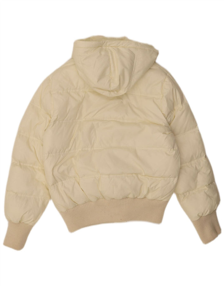 KOCCA Womens Hooded Padded Jacket UK 18 XL Off White Polyamide