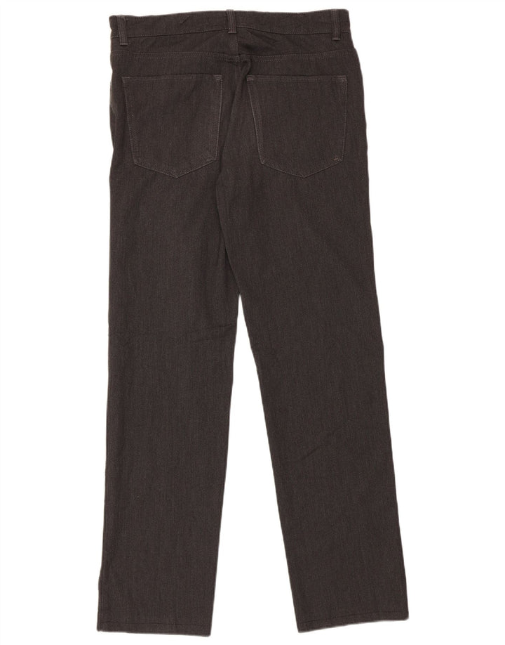 Trussardi Mens Straight Casual Trousers W32 L29 Grey
