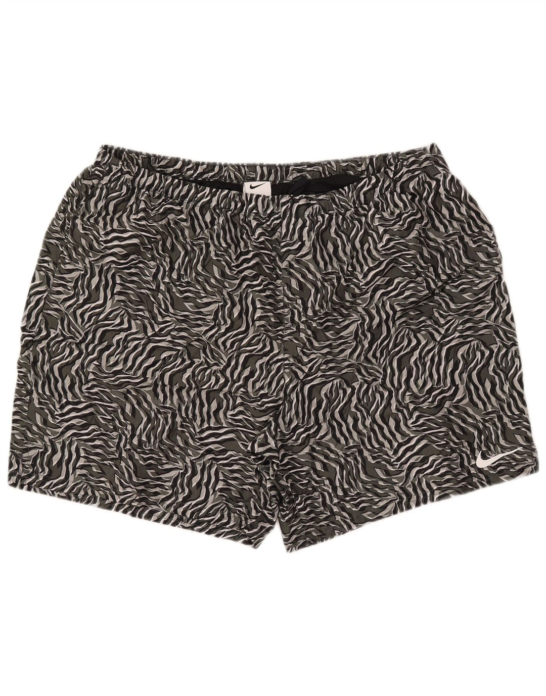 Nike Mens Swimming Shorts 2XL Grey Animal Print Polyester