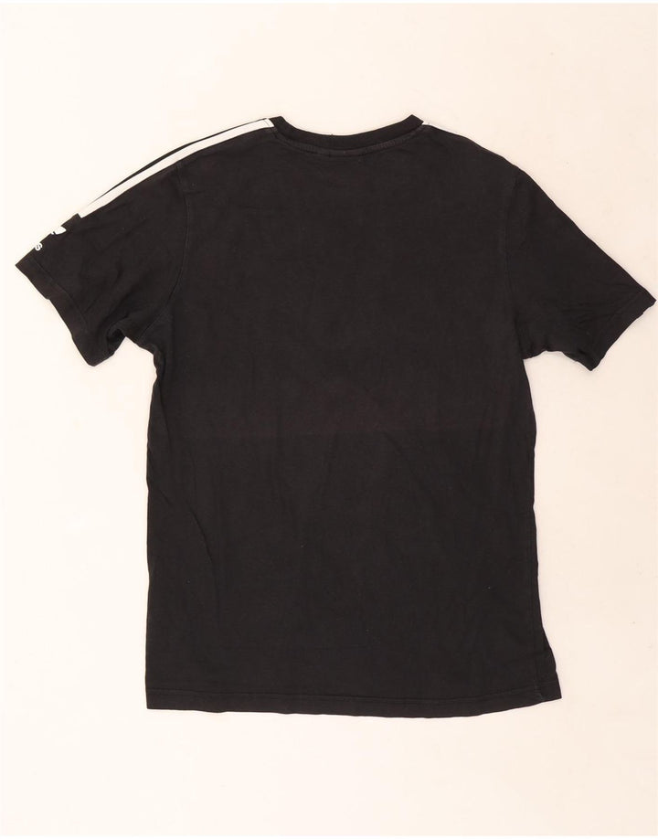Adidas Mens Graphic T-Shirt Top Medium Black Cotton