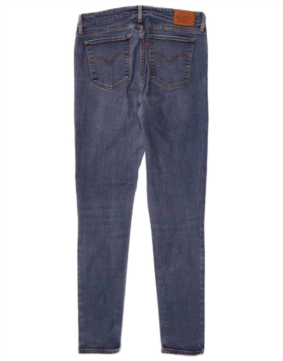 Levi's Womens 711 Skinny Jeans W29 L30 Blue Lyocell