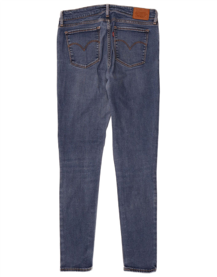 Levi's Womens 711 Skinny Jeans W29 L30 Blue Lyocell