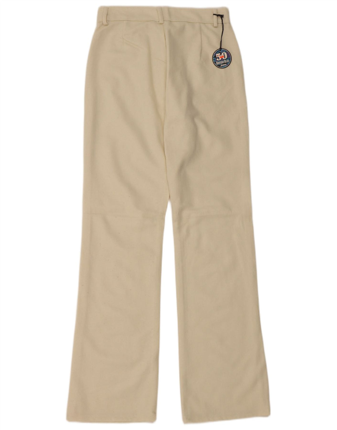 Vintage Womens Bootcut Casual Trousers IT 40 Small W27 L32 Beige