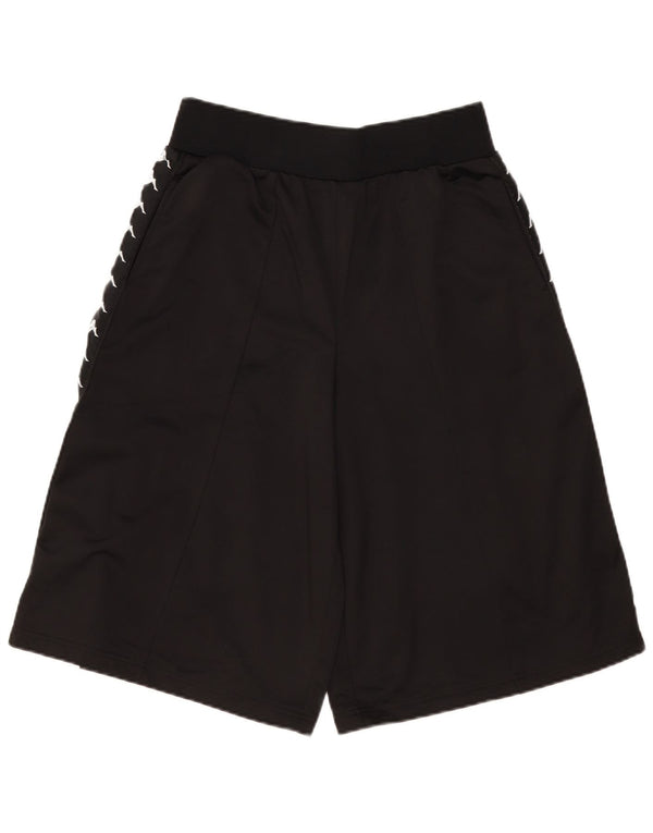 Kappa Mens Graphic Sport Shorts Small Black