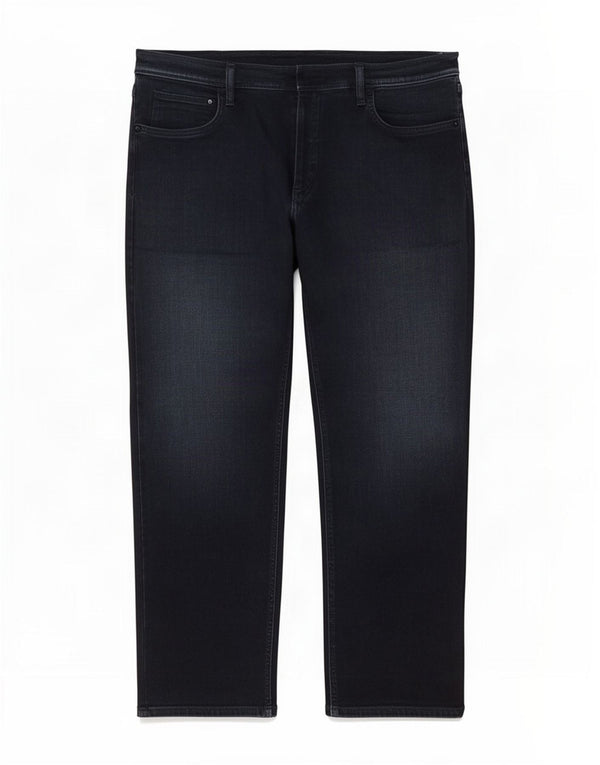 Marks & Spencer Mens Straight Jeans W42 L31 Navy Blue Cotton