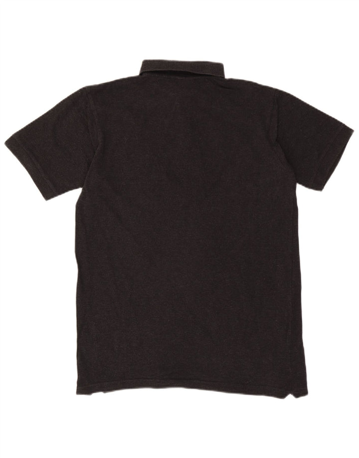 REEBOK Mens Polo Shirt Medium Grey Cotton