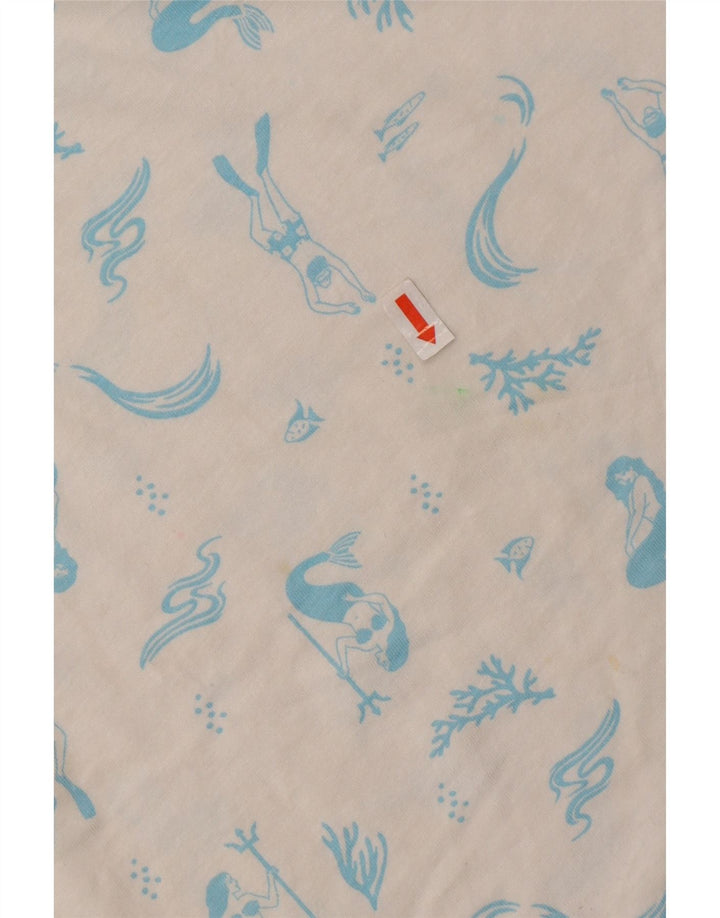 HURLEY Mens Graphic T-Shirt Top Medium White Cotton