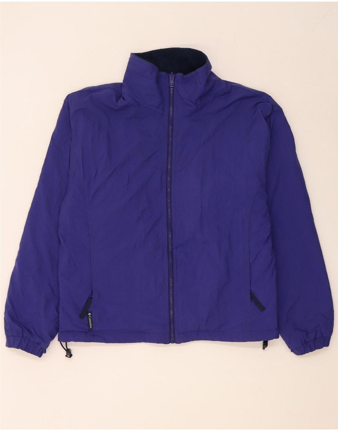 Columbia Womens Oversized Reversible Jacket UK 14 Medium Green Colourblock