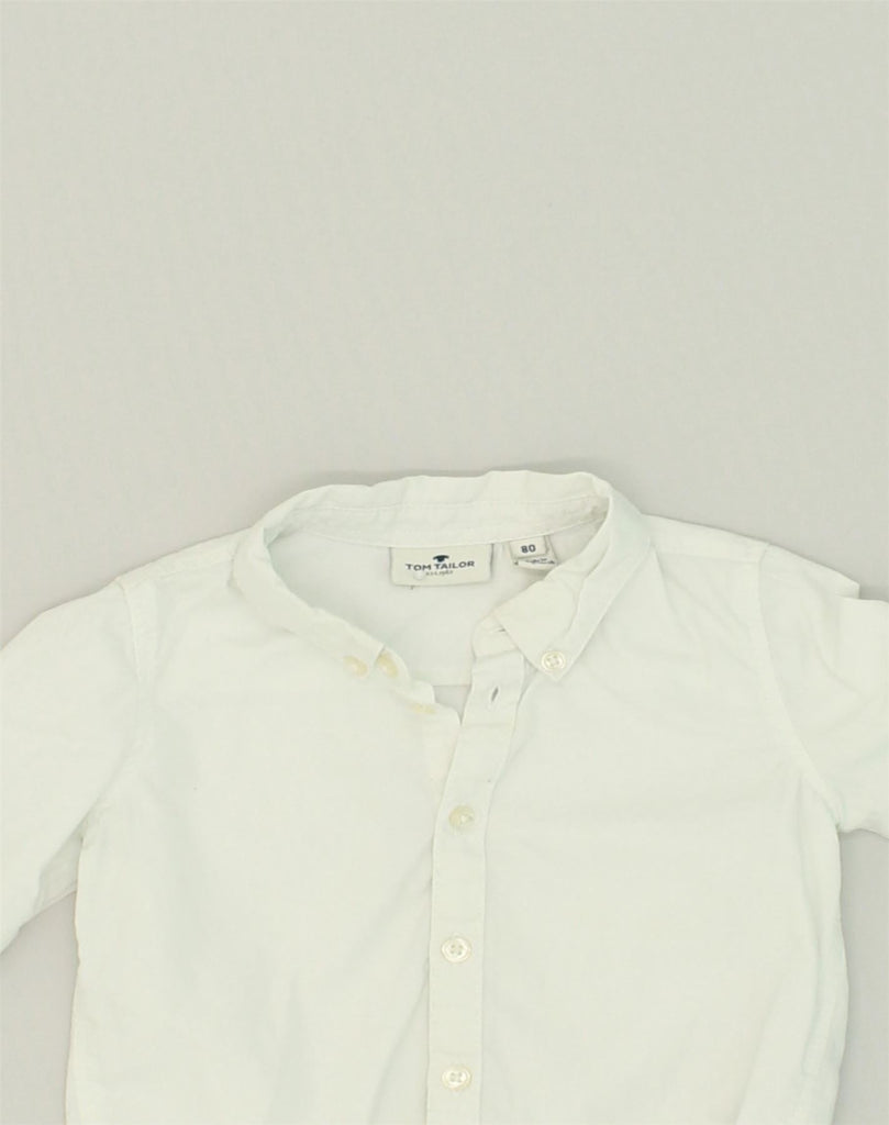 TOM TAILOR Baby Boys Shirt 9-12 Months White Cotton | Vintage Tom Tailor | Thrift | Second-Hand Tom Tailor | Used Clothing | Messina Hembry 