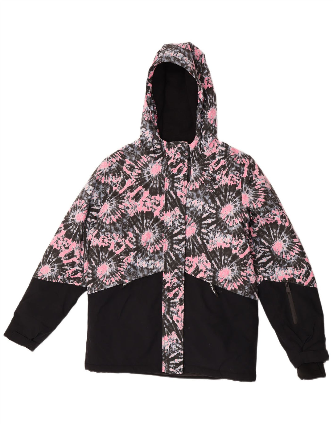 Animal Girls Graphic Windbreaker Jacket 12-13 Years Multicoloured Tie Dye