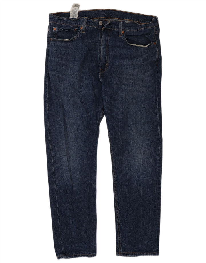 Levi's Mens 502 Tapered Jeans W36 L30 Blue Cotton
