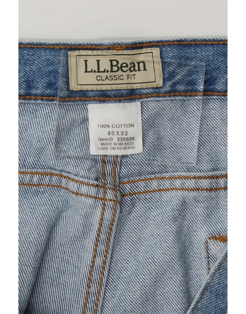L.L.BEAN Mens Classic Fit Tapered Jeans W40 L32 Blue Cotton Vintage L.L.Bean and Second-Hand L.L.Bean from Messina Hembry 