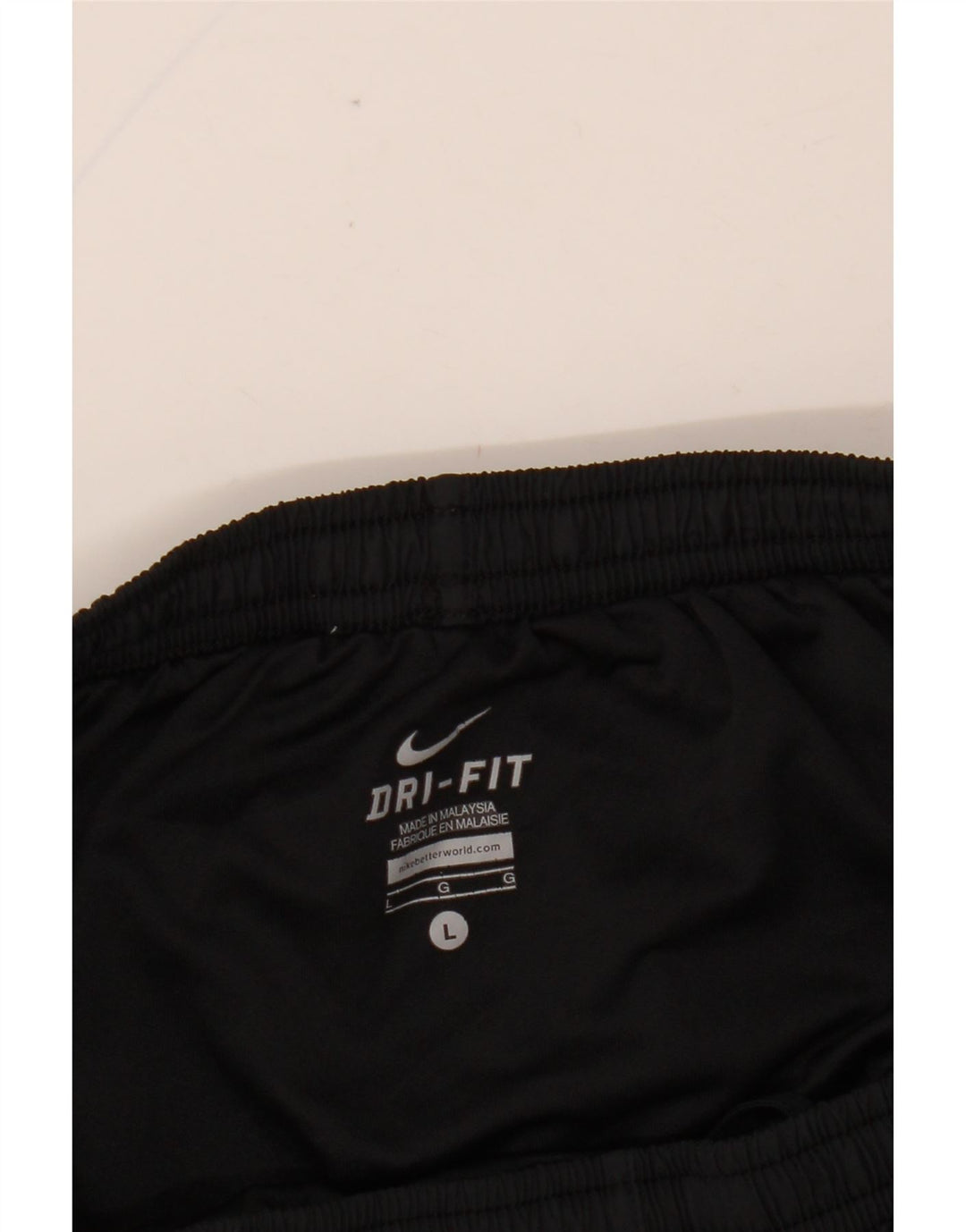 NIKE Womens Dri Fit Sport Shorts UK 14 Large Black