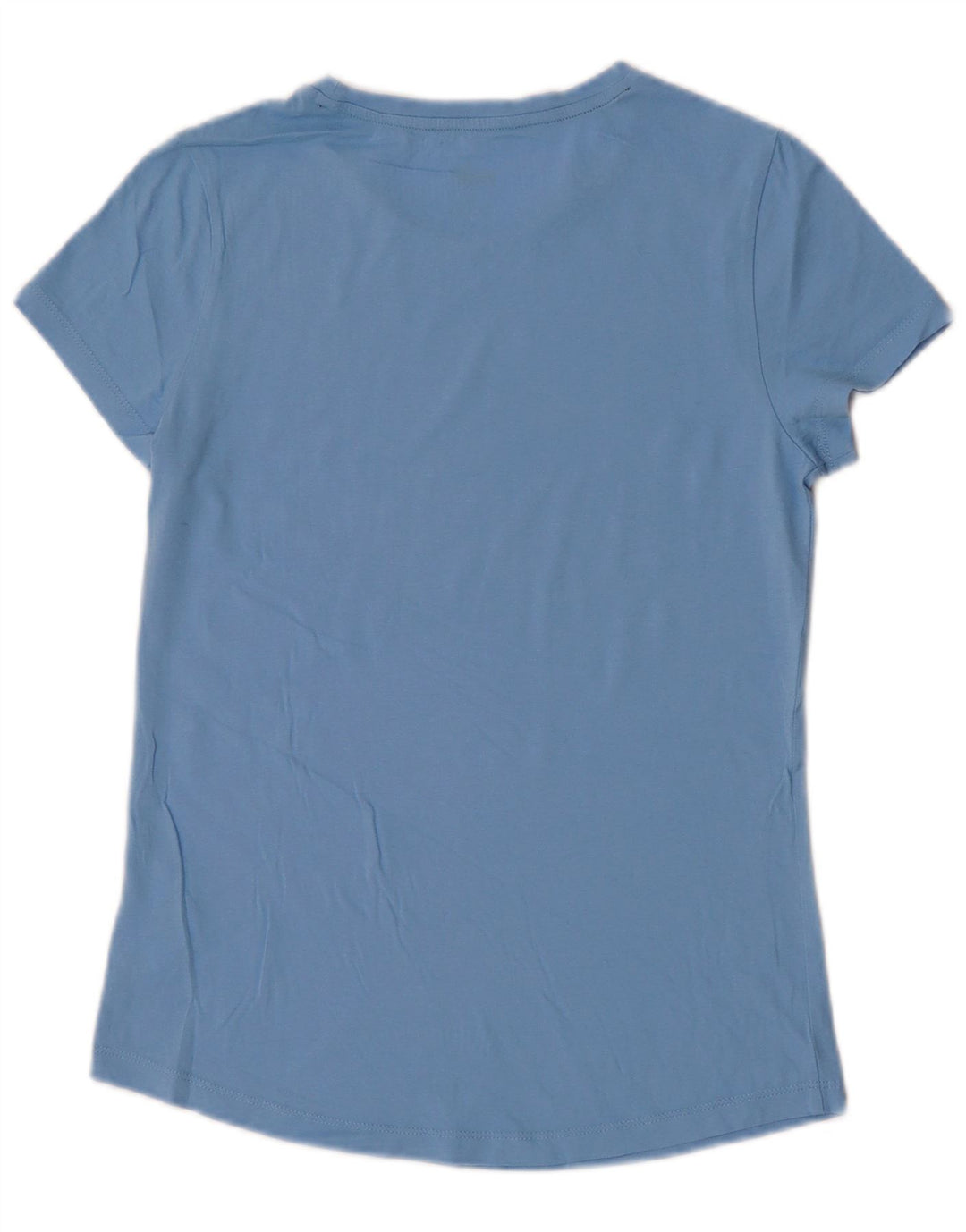Puma Womens T-Shirt Top UK 10 Small Blue Cotton
