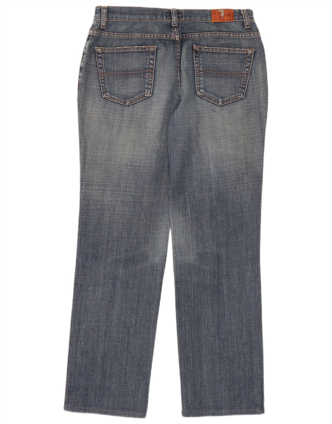 Trussardi Womens Straight Jeans W30 L32 Blue Cotton