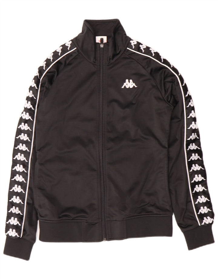 Kappa Womens Graphic Full Tracksuit UK 10 Small Black Colourblock