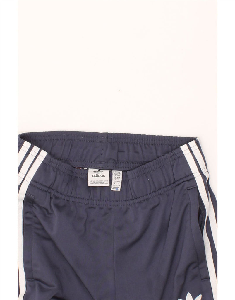ADIDAS Boys Tracksuit Trousers Joggers 11-12 Years  Navy Blue Polyester Vintage Adidas and Second-Hand Adidas from Messina Hembry 