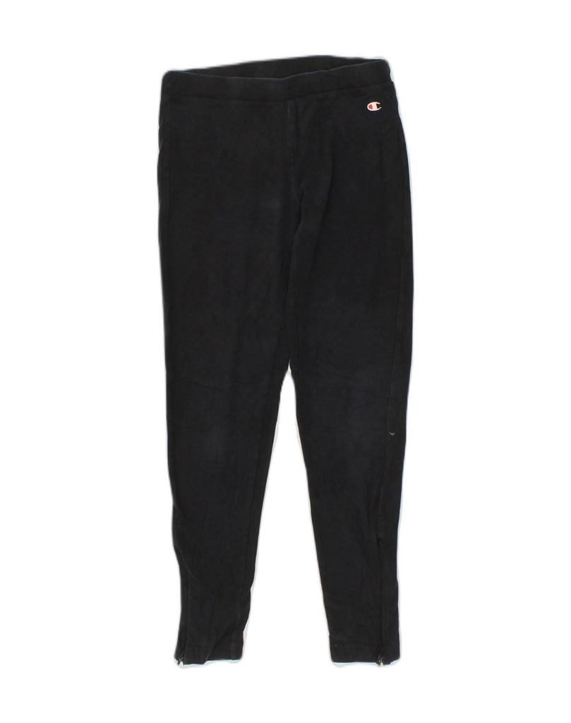 CHAMPION Womens Tracksuit Trousers Small Black Cotton | Vintage Champion | Thrift | Second-Hand Champion | Used Clothing | Messina Hembry 