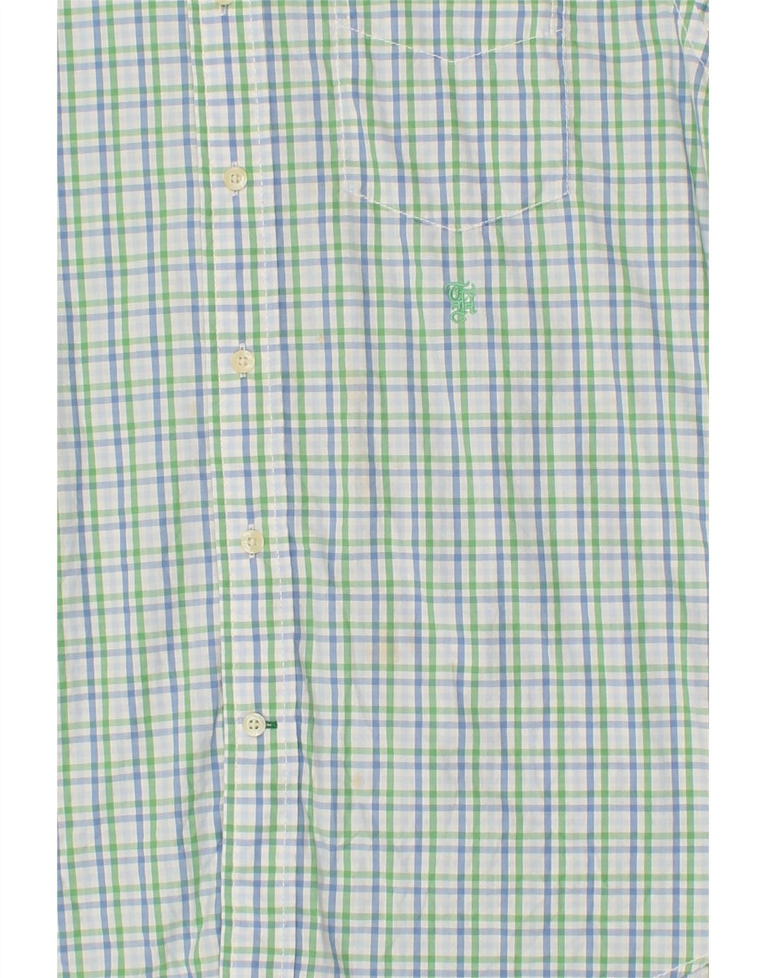 TOMMY HILFIGER Mens Shirt Medium Multicoloured Check Cotton Vintage Tommy Hilfiger and Second-Hand Tommy Hilfiger from Messina Hembry 