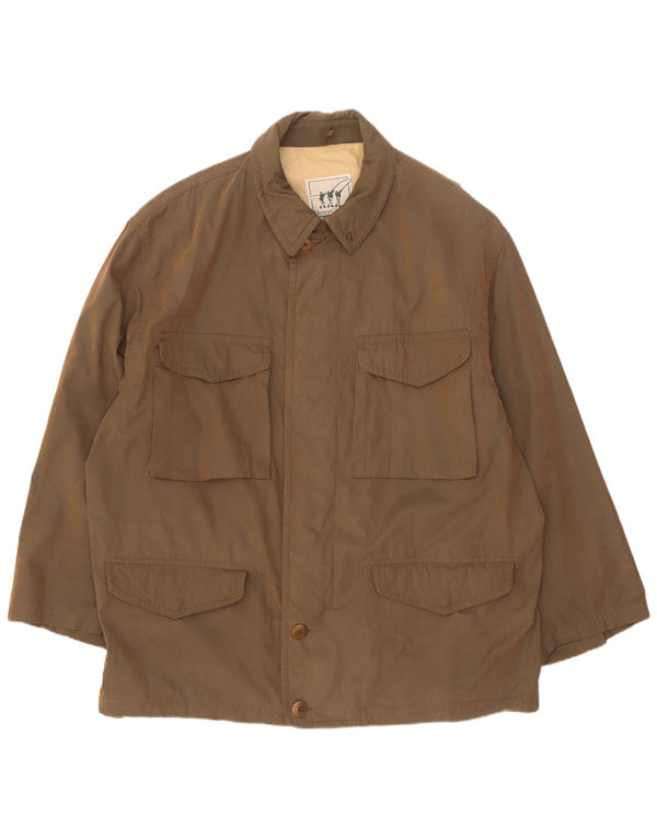 Henry Cottons Mens Utility Jacket IT 54 2XL Khaki