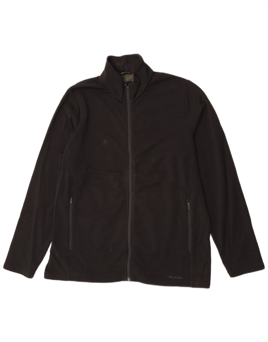 Rohan Mens Fleece Jacket UK 42 XL Black Polyester
