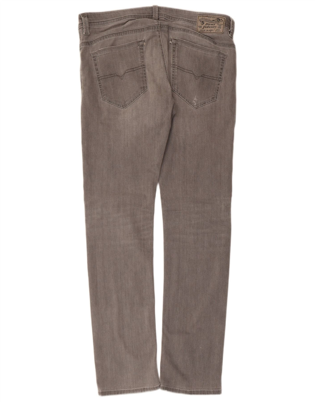 DIESEL Womens Thavar Slim Skinny Jeans W34 L32 Grey Cotton