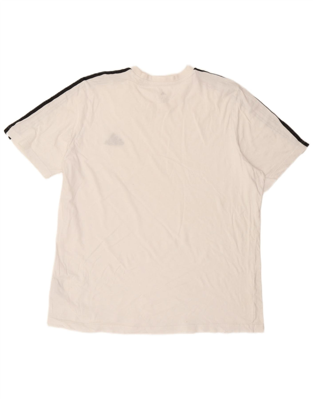 Adidas Mens T-Shirt Top XL White Cotton