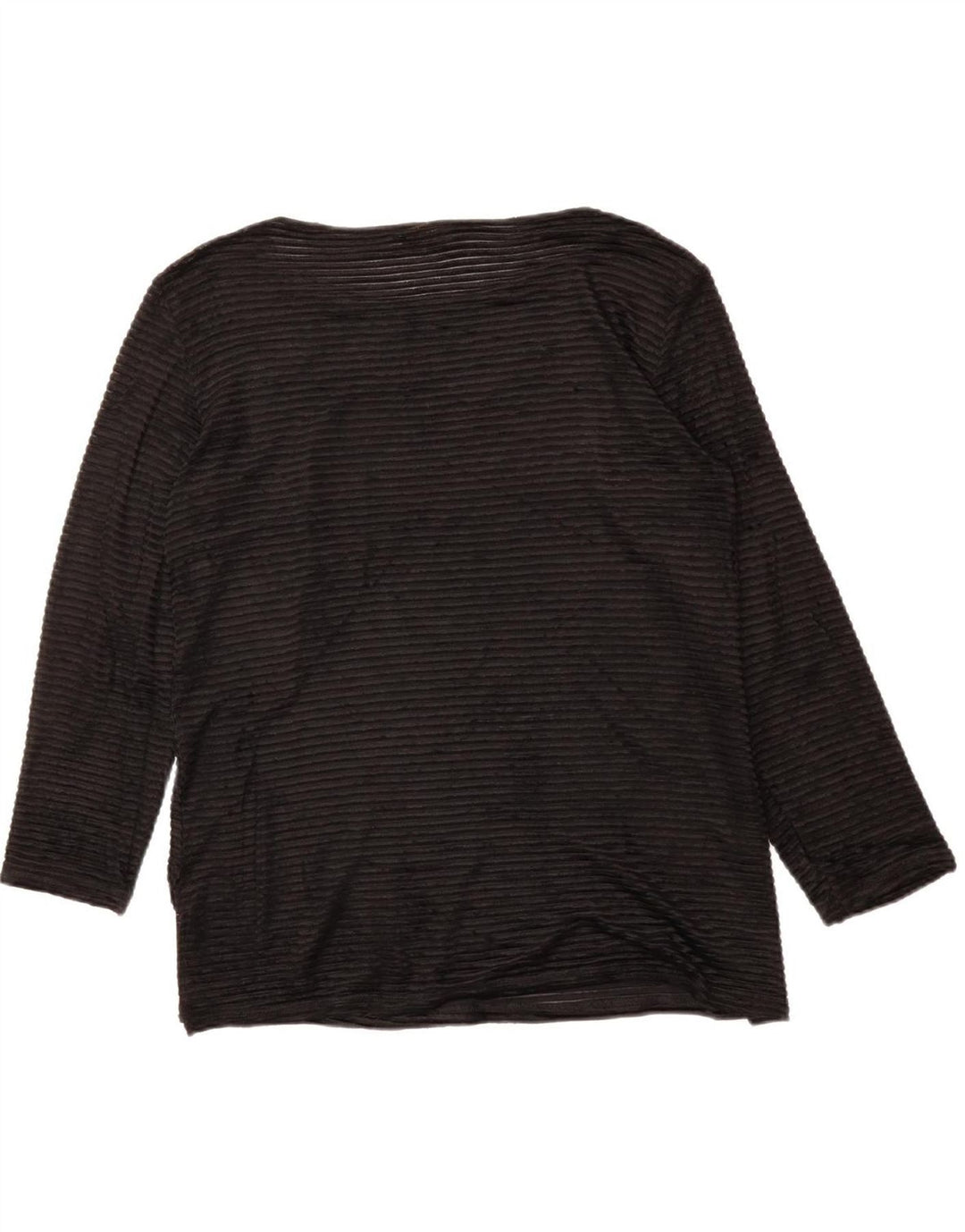 MARELLA Womens Top Long Sleeve IT 46 Large Black